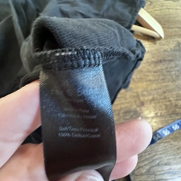 Rag Bone Women's Black Crew Neck Sleeveless Oversize tank top Size XS 1044 - Picture 7 of 9